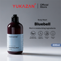 Yukazan Bluebell Body Wash 230ml Shower Foam / Antibacterial and Alcohol Free / Body Shampoo