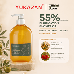 Yukazan 55% Purification Shower Oil (100ml)