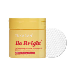 Yukazan POP! Be Bright Brightening Toner Pad 60'S / Soothing / pH Balancing / Skin care / Face / Moisturizing