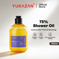 Yukazan 75% Hydrating Shower Oil (100ml)