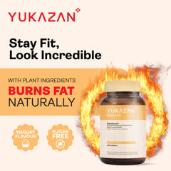 Yukazan Slimz Fit Natural Fat Burner and Slimming Supplement. Stay Slim, Burn Fat Naturally (60s)