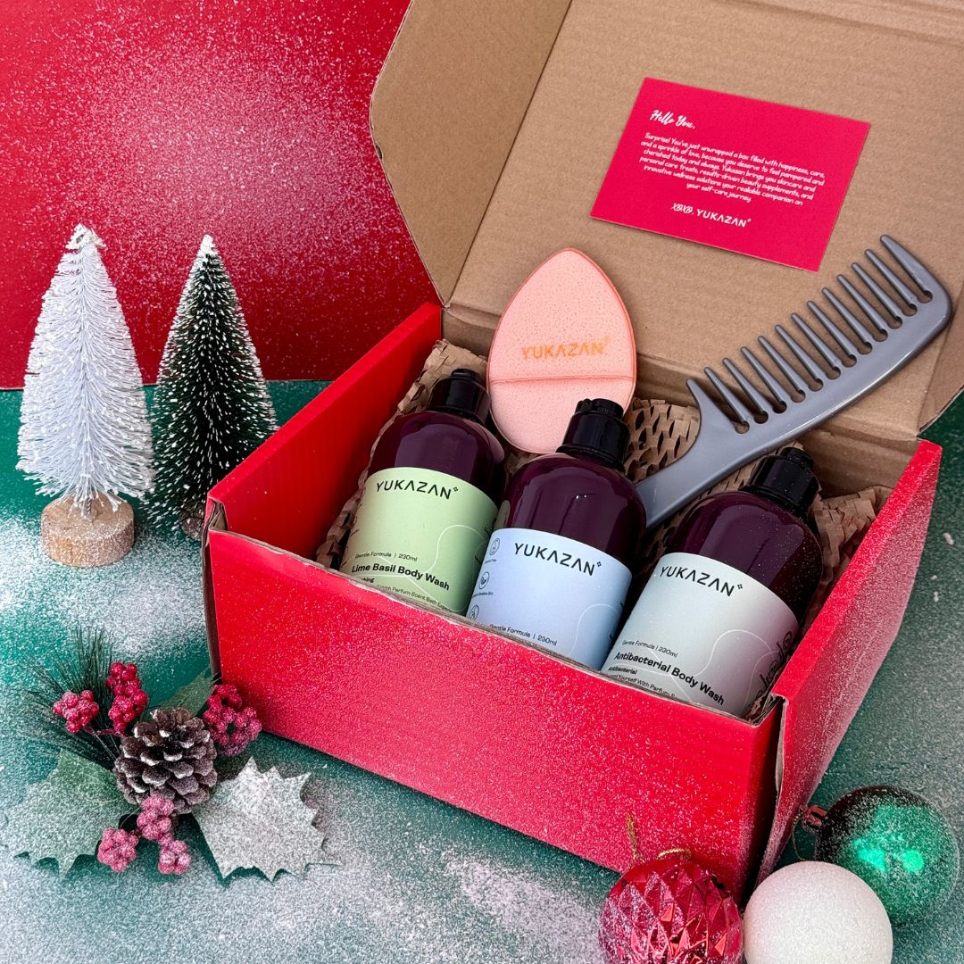 Yukazan Festive Christmas Gift Set Bundle 1 Body Wash 230ml