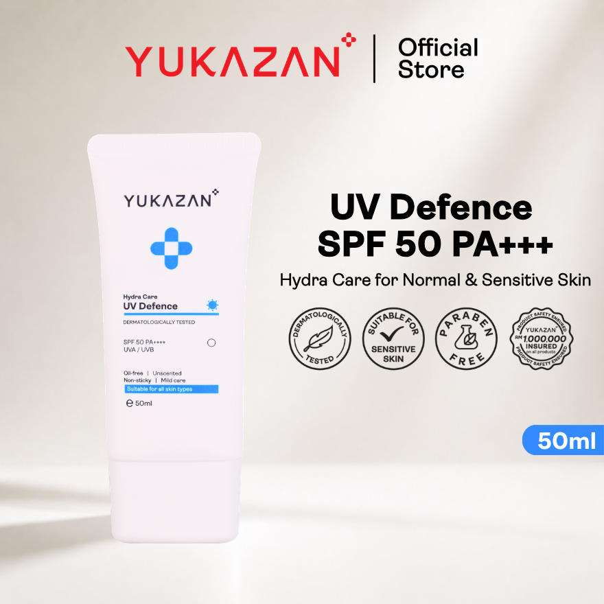 Yukazan Derma Hydra Care UV Defence Sunscreen Sunblock SPF 50+ -50ml