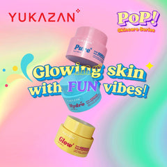 Yukazan POP! Glow Brightening Cleansing Balm Make Up Remover 50ml / Remove Waterproof Make Up / Cleanser