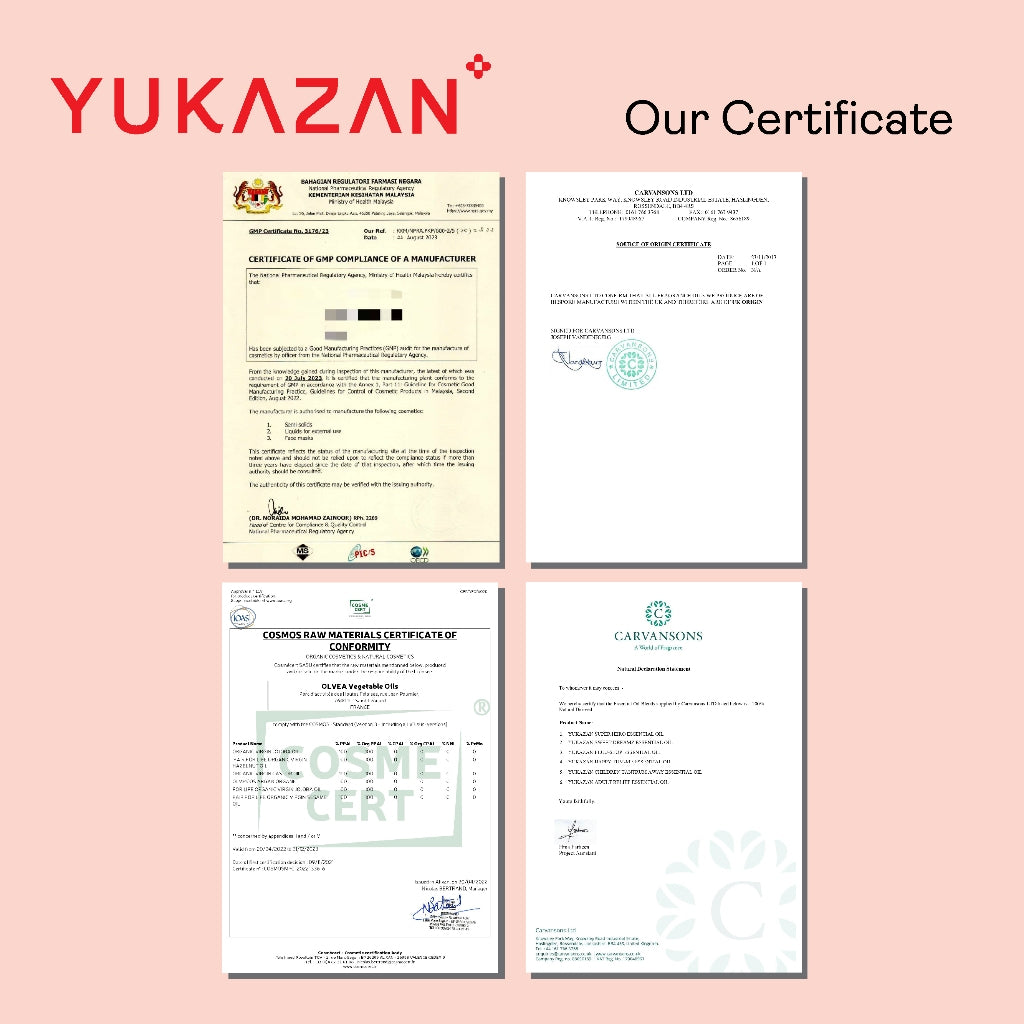 Yukazan Festive Christmas Gift Set Bundle 3 Essential Oil Roll On Flu & Hero For Kids