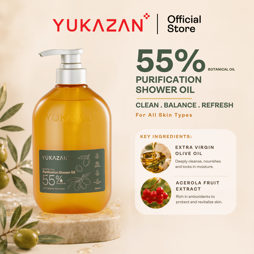 Yukazan 55% Purification Shower Oil (100ml)