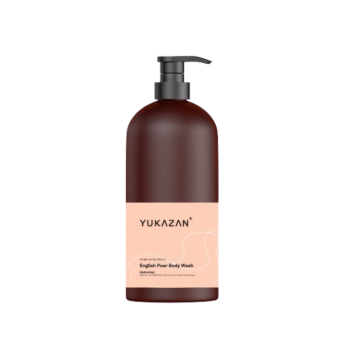 Yukazan English Pear Body Wash 850ml Body Shower Foam / Antibacterial and Alcohol Free / Body Shampoo