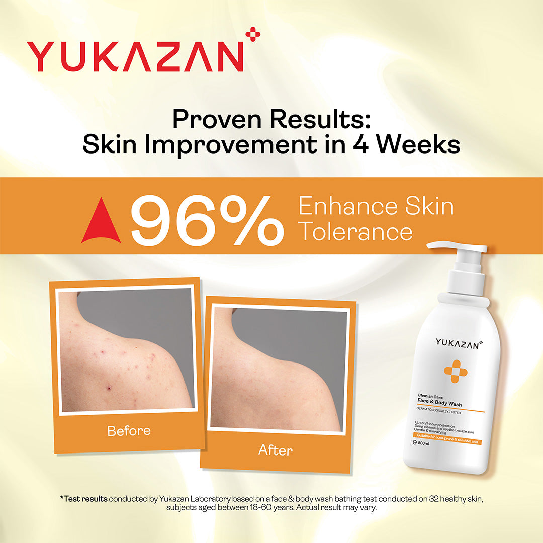 Yukazan Blemish Care Face & Body Wash (500ml)