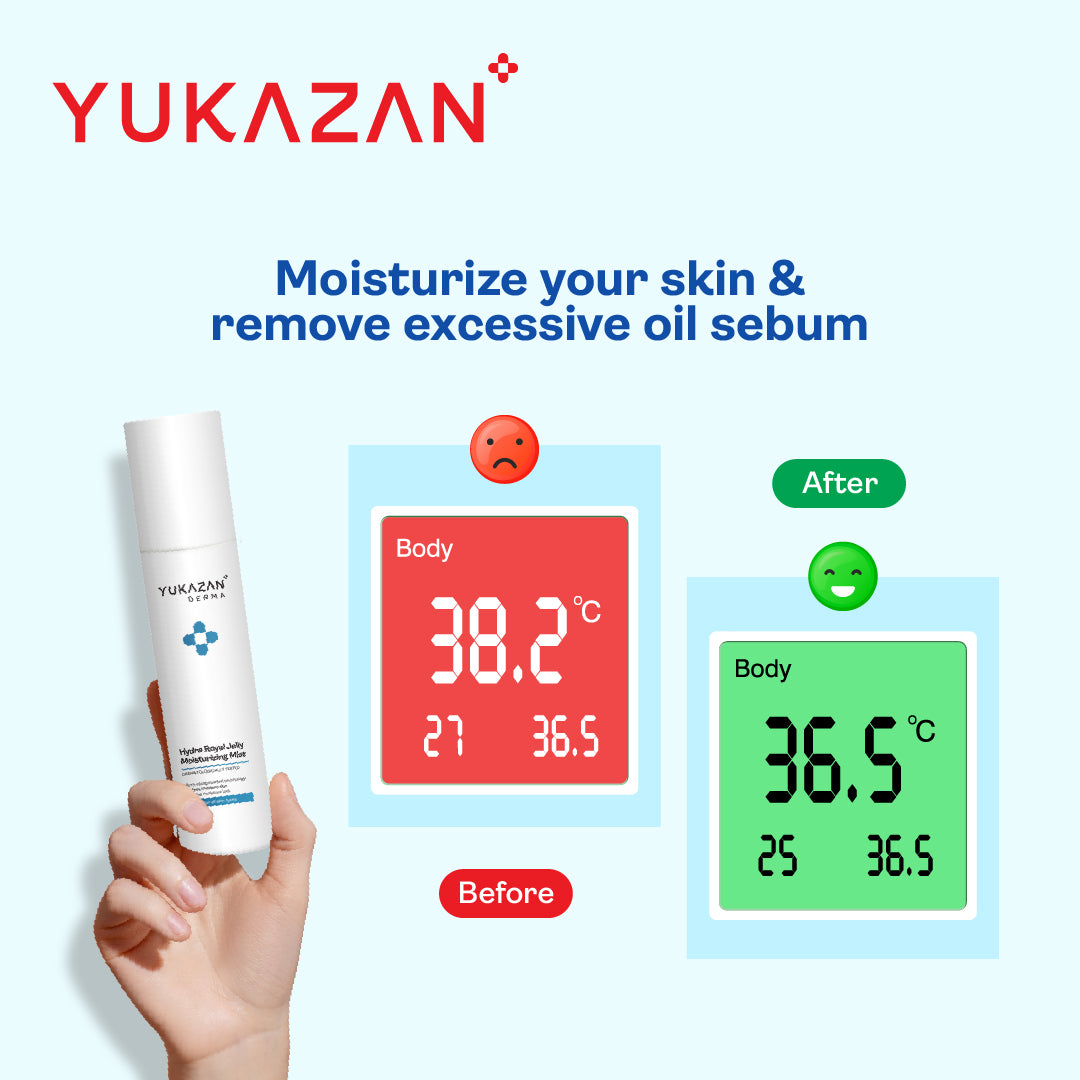 Yukazan Derma Hydra Royal Jelly Moisturizing Mist Spray 120ml For all type of skin