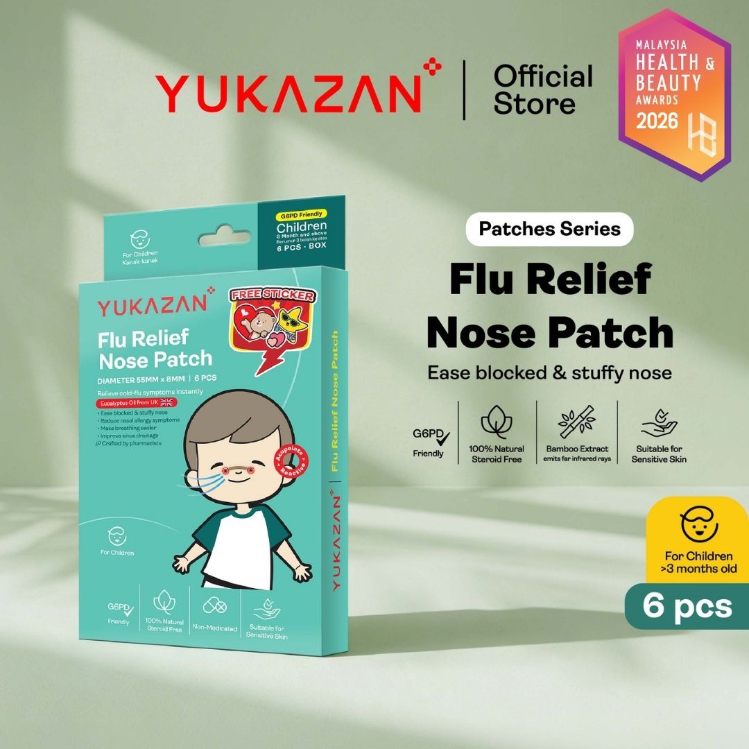 Yukazan Children Flu Relief Nose Patch 6'S