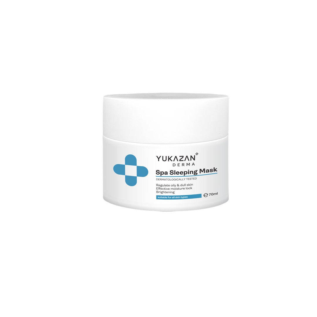 Yukazan Derma Spa Sleeping Mask 70g Regulate Oil, Dull Skin - Brightening