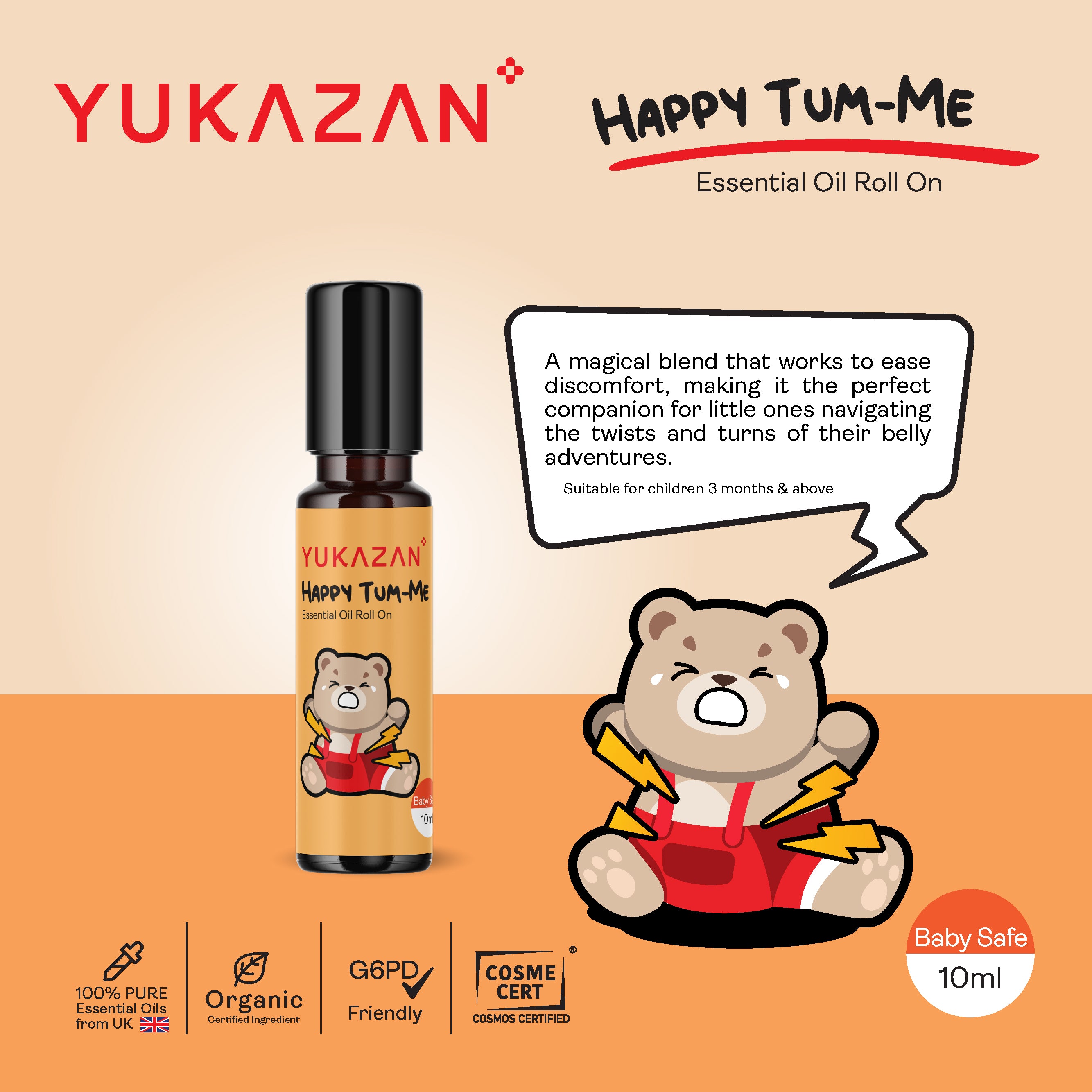 Yukazan 100% Pure Essential Oil Roll On (10ml)