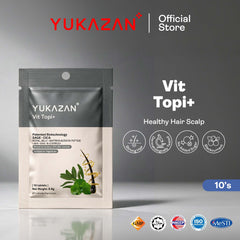 🎁 Yukazan Vit Topi+ 10's Hair Growth Chewable Supplement/ Healthy Hair Scalp / Anti Hair Loss / Hair Growth (100% off)