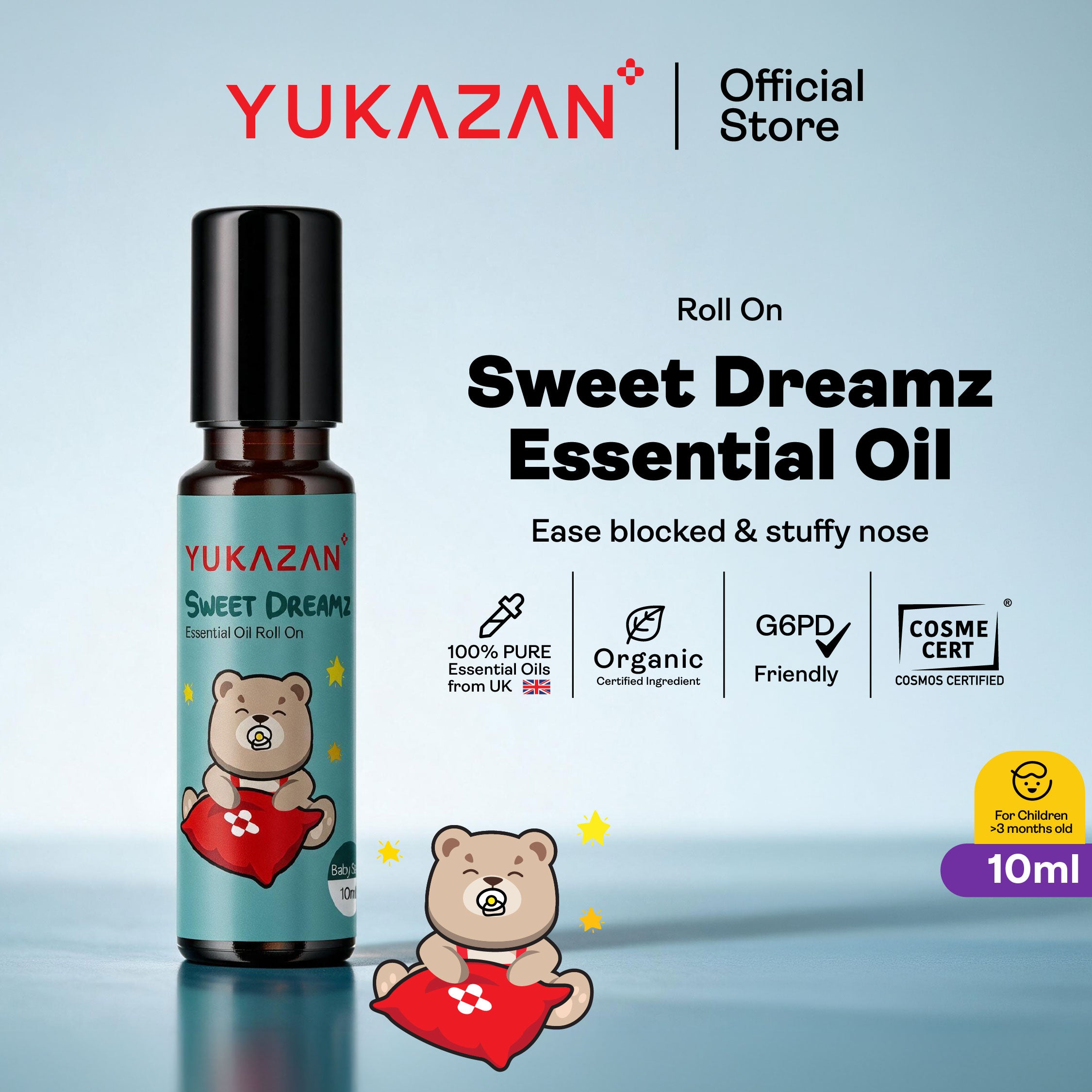 Yukazan 100% Pure Essential Oil Roll On (10ml)